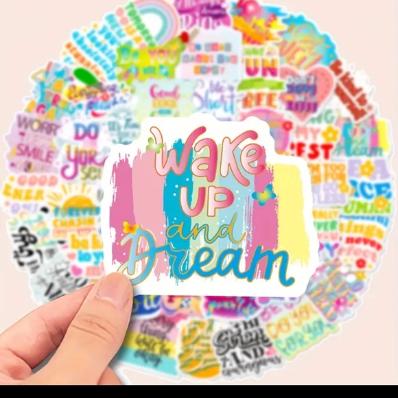 Colorful Inspirational Sticker Set - Picture 3 of 4